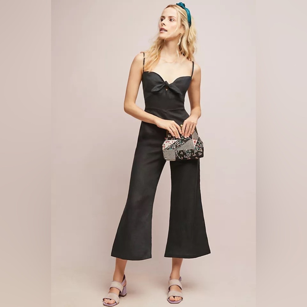 Faithfull The Brand Presley Tie-Front Jumpsuit